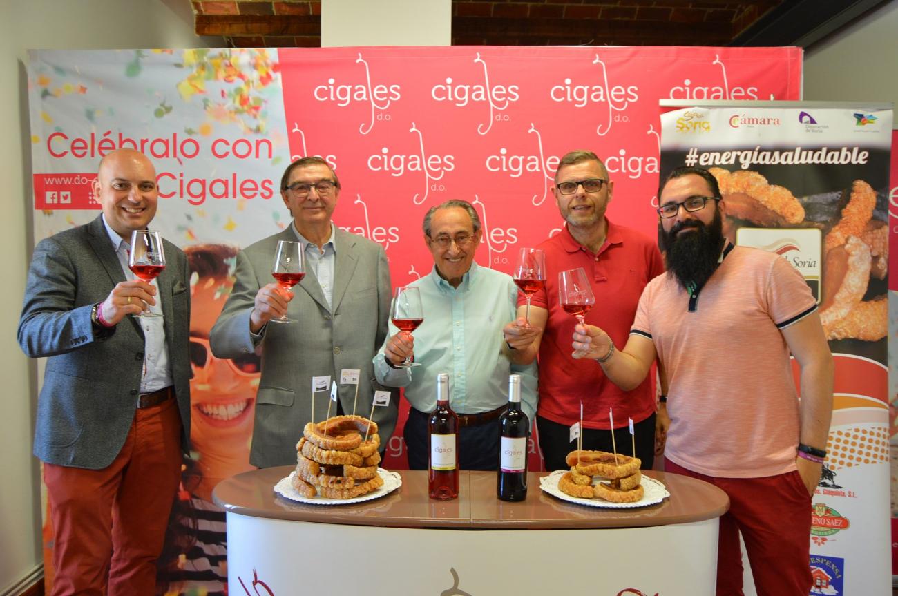 Hermanamiento sellado entre el Torrezno de Soria y los vinos de la DO Cigales
