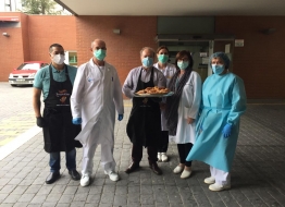 Torrezno de Soria agradece con un almuerzo el trabajo de las personas que están luchando en primera línea de la pandemia 